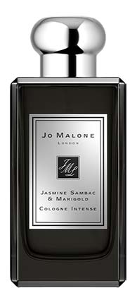 A bottle of Jo Malone Jasmine Sambac & Marigold.