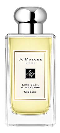 A bottle of Jo Malone Lime Basil & Mandarin.