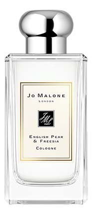A bottle of Jo Malone English Pear & Freesia.