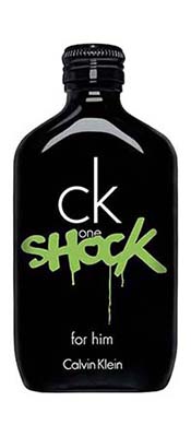 A bottle of Calvin Klein CK One Shock