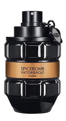 A bottle of Viktor and Rolf Spicebomb Extreme