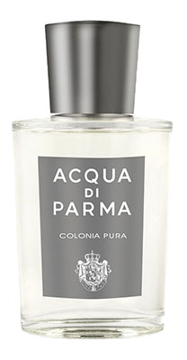 A bottle of Acqua Di Parma Colonia Pura.