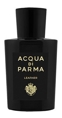A bottle of Acqua Di Parma Leather.