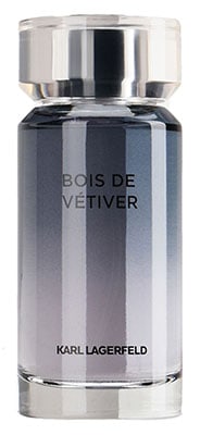 A bottle of Karl Lagerfeld Bois De Vetiver.
