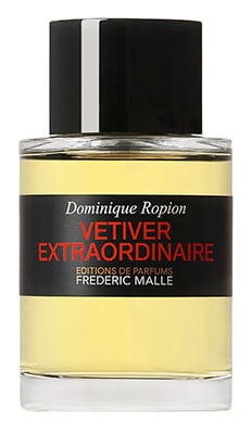 A bottle of Editions de Parfums: Frederic Malle Vetiver Extraordinaire.