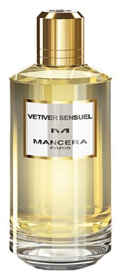A bottle of Mancera Vetiver Sensuel.