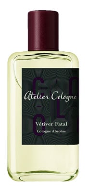 A bottle of Atelier Cologne Vetiver Fatal.