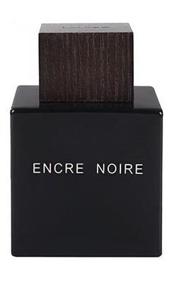A bottle of Lalique Encre Noire