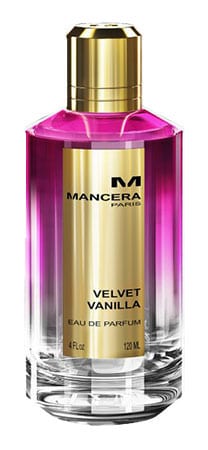 A bottle of Mancera Velvet Vanilla.