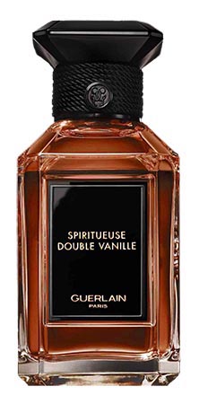 A bottle of Guerlain Spiritueuse Double Vanille.